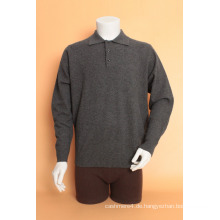 Yak Wolle / Cashmere Cardiganeck Langarm-Pullover / Garment / Kleidung / Strickwaren